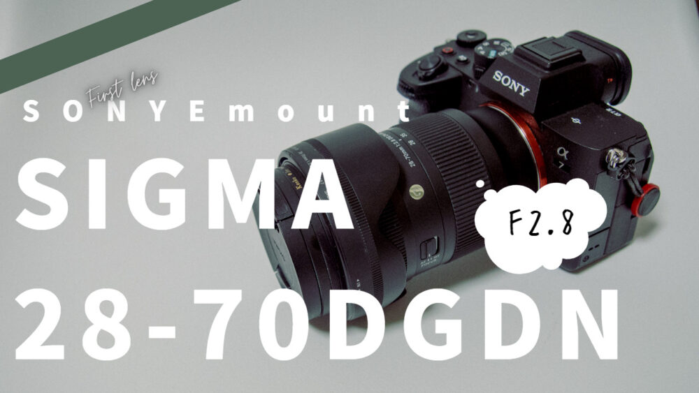 sigma 28-70mm f2.8 dgdn Eマウント